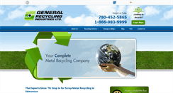 Desktop Screenshot of generalrecycling.com
