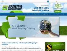 Tablet Screenshot of generalrecycling.com